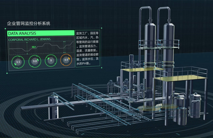 福州三维动画|企业工厂管道系统三维动画特效合成